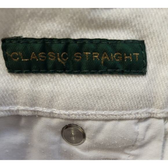 LRL Ralph Lauren Mid Rise Classic Straight Jeans Women's Size 6 White - Picture 10 of 15